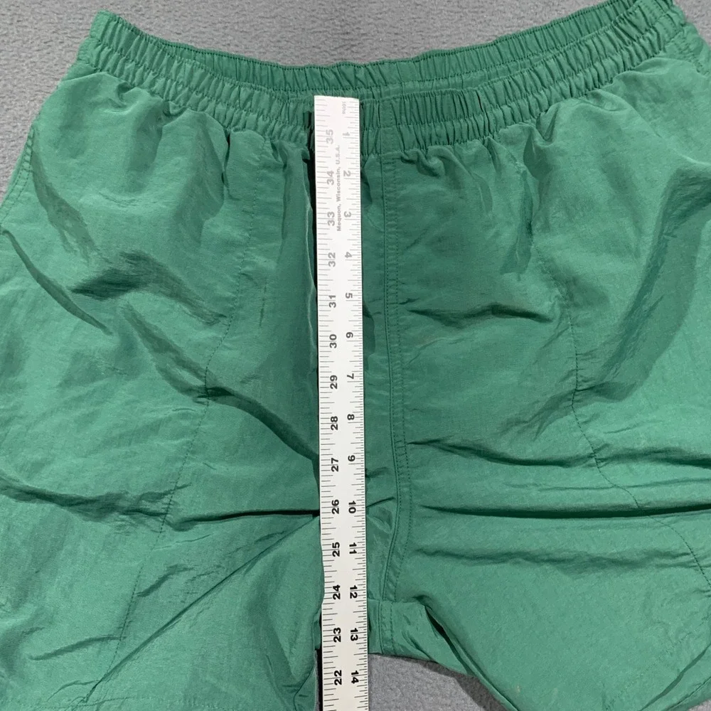 Woolrich Swim Trunks Mens Medium Grass Green Nylon Mesh Lined Vintage Shorts
